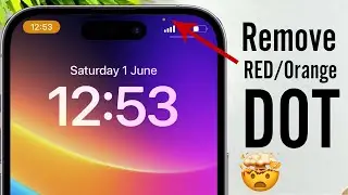How To Turn Off Orange Dot On iPhone | How To Turn Off Orange/Red/Green Dot On iPhone |