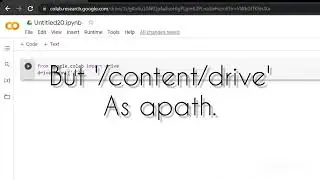 how connect Google drive to Google colab?.    #python