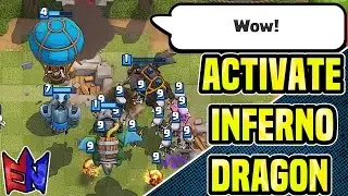 Clash Royale | GET YOUR INFERNO DRAGON IN ACTION | LAVA HOUND, BALLOON DECK