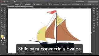 Herramienta punto de ancla en Illustrator CC