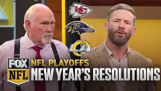 NFL Playoffs: Chiefs, Ravens, Rams' New Year's resolutions with Terry Bradshaw | FOX NFL Kickoff