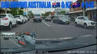 BAD DRIVING AUSTRALIA & NZ # 646...On Camera