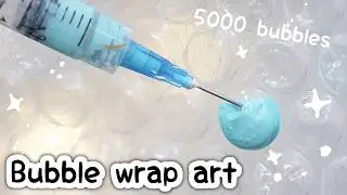 5000 BUBBLE POP PAINT ART!? this is taking me forever...