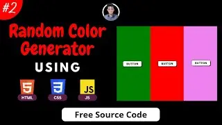 Create a Random Color Generator Project Using HTML, CSS, and JavaScript #2️⃣ | | developer pani