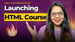 Launching Full HTML Course for Beginners 🔥|| HTML Tutorial for Beginners || DesignWithRehana