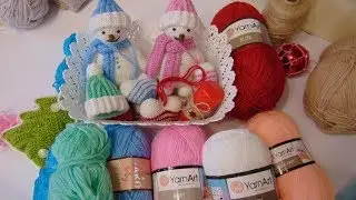 Вяжу игрушки, купила пряжу. Новогоднее настроение.
