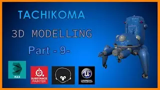 3D MAX | Tachikoma modelling part 9 How to model the camera