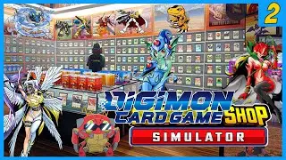 Opening a Digimon Card Shop! - Digimon Mod for TCG Card Game Simulator Part 2!