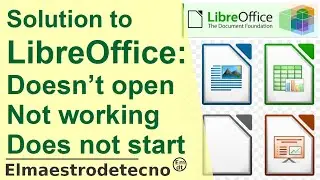 Solution: Libreoffice doesn't open, does not start, is not working, doesn't work... Also OpenOffice.