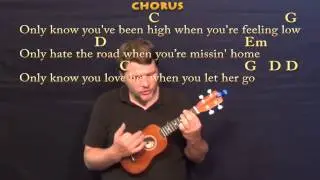 Let Her Go (Passenger) Ukulele Cover Lesson with Chords / Lyrics