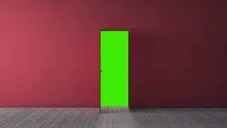 green screen door video