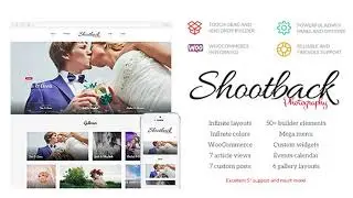 Shootback - Retina Photography WordPress Theme | Themeforest Website Templates and Themes