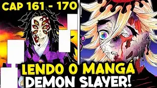 🥶 DOUMA VS KANAO e INOSUKE! LENDO O MANGÁ de DEMON SLAYER COM VOCÊS! (Cap 161 ao 170)