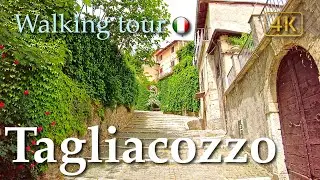 Tagliacozzo (Abruzzo), Italy【Walking Tour】History in Subtitles - 4K