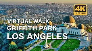 4k UHD Griffith Observatory in Los Angeles, California USA - Walking Tour