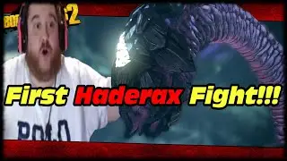 My First Time Fighting Haderax Ever...And It's With Axton LOL!!! Borderlands 2 Blind Haderax Fight!