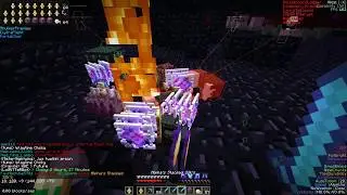 Blink Teleporting with 32k sharpness swords on 2b2t