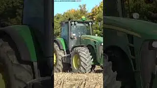 💛💚John Deere 8530 PoWer Sound 🔊🔊 #shorts