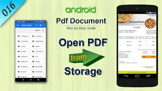 Open PDF in application (Android PDF Viewer)