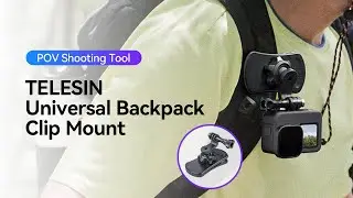 TELESIN Universal Backpack Clip for GoPro