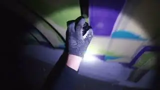 Doing Graffiti In A Drain..