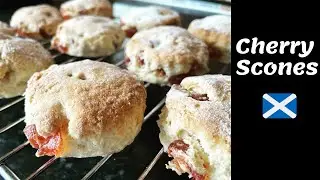 Traditional Cherry Scones | Easy scone recipe :)