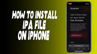 How to install ipa file on iphone?