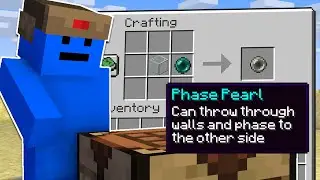 Minecraft Manhunt, But There's Custom Ender Pearls