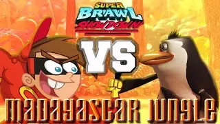 Classic Timmy Turner vs Rico | Super Brawl Showdown v0.3.0b Full Match Gameplay