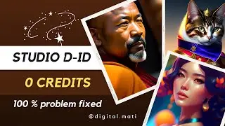 Studio D-ID Not Credit Add Problem Solve | upgrade D ID Alternative Free