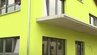 Streit um die grüne Haus Fassaden Farbe