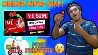 How To Order Online Buy New Vi Sim Card || Vi Sim Online - Prepaid | Postpaid in Home Delivery !