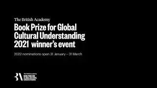 The British Academy Book Prize for Global Cultural Understanding winner's event