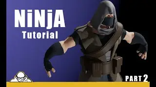 Part Two Ninja Character Blender 2.92 Step by Step How to make tutorial