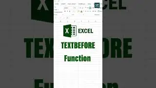 Excel Easy Tip🔥TEXTBEFORE Function #shorts #short #viral #exceltips