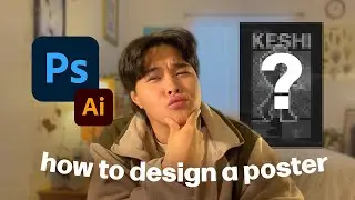 Designing a Poster for my #1 Artist on Spotify!