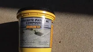 HOW TO PATCH CRACKED CONCRETE DRIVEWAY SIDEWALK WALKWAY PATIO QUIKRETE PATCHING COMPOUND REVIEW