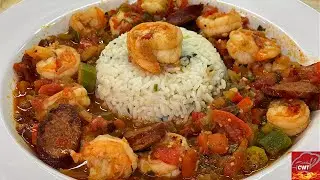 Shrimp And Sausage Creole Recipe | How To Make Shrimp Creole | Shrimp Creole Recipe