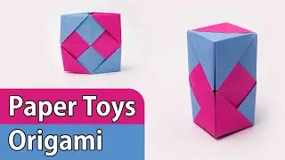 Easy Origami Pop It Fidgets | Moving Paper Toys