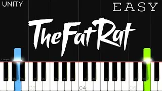 TheFatRat - Unity | EASY Piano Tutorial