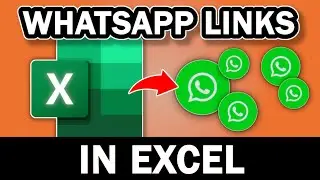 Excel Pro Trick Get Whatsapp Links from Phone Numbers In Excel | usemybox