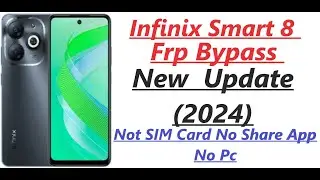 Infinix Smart 8 (X6525) FRP Bypass Android 13  Google Account Bypass ✅Gmail (2024) Without Pc