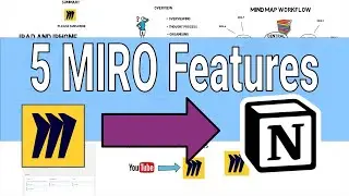 How to use MIRO Mind Mapping: 5 useful features of MIRO Mind Map and how I use it with Notion