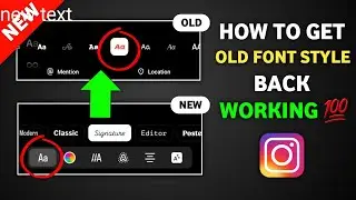 Instagram old font kaise lagaye | Instagram new font style update |Instagram new update font problem