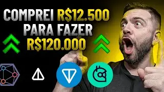 COMPREI 3 CRIPTO DA TON NETWORK PARA FAZER 800% EM 4 MESES