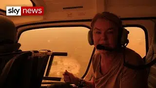 Flying through Australias bushfires