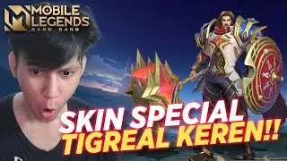 REVIEW SKIN SPECIAL TIGREAL PASHA OF JUSTICE!! MUSUH DI BANTE-BANTE TANK INI!! - MLBB