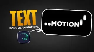 Text Transformation Animation in Alight Motion