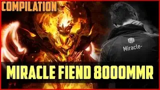 Miracle- 8200MMR! EPIC Shadow Fiend Compilation DOTA 2 gameplay