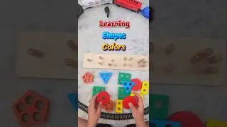 Learning shapes and colours for kids. | educational vedio | #kidslearning #kidseducation #shapes